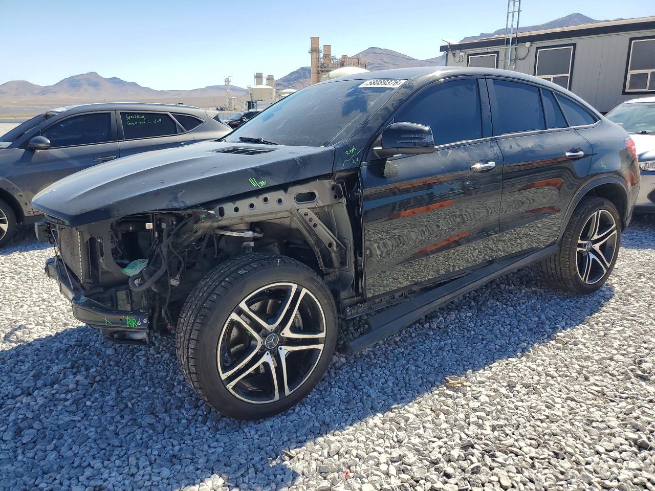 2018 Mercedes-Benz GLE 43 AMG, VIN 4JGED6EB7JA125043 — Front end