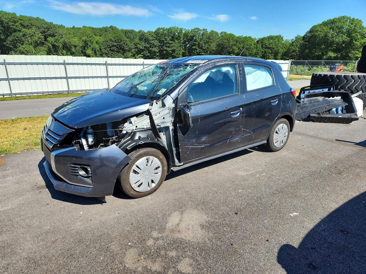 2024 Mitsubishi Mirage ES, VIN ML32AUHJ6RH024959 — Rollover