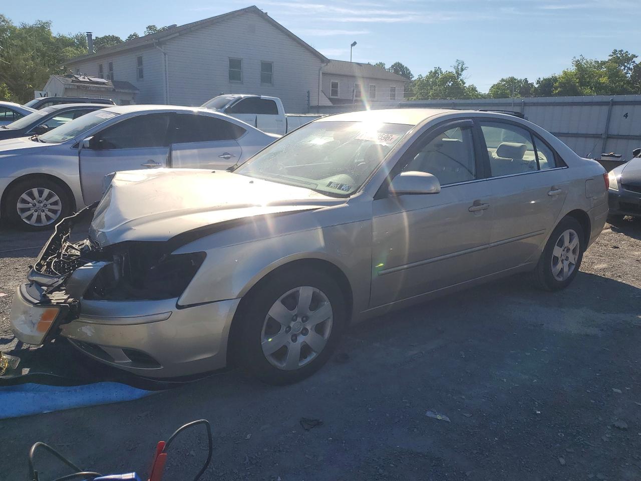 2010 Hyundai Sonata GLS, VIN 5NPET4ACXAH620162 — Перед