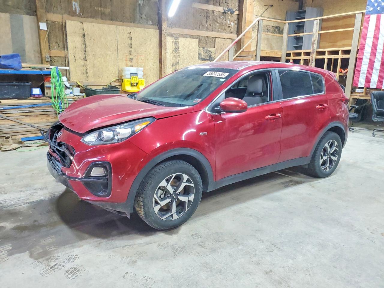 2020 Kia Sportage LX, VIN KNDPMCAC5L7749059 — Front end