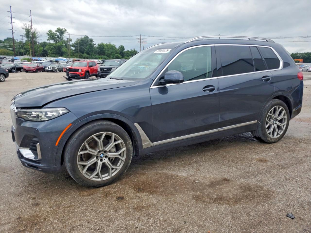 2020 BMW X7 xDrive40i, VIN 5UXCW2C01L9C50917 — Зад