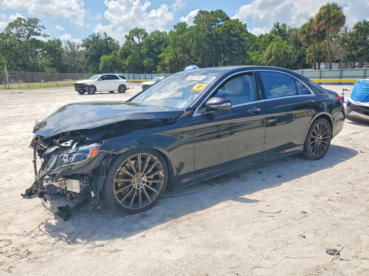 2017 Mercedes-Benz S 550, VIN WDDUG8CB5HA327563 — Front end