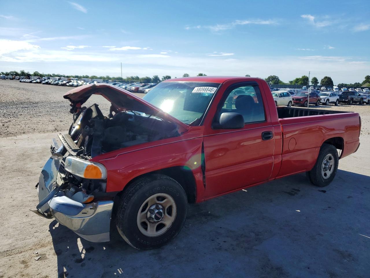 2002 GMC Sierra 1500, VIN 1GTEC14W52Z175960 — Front end