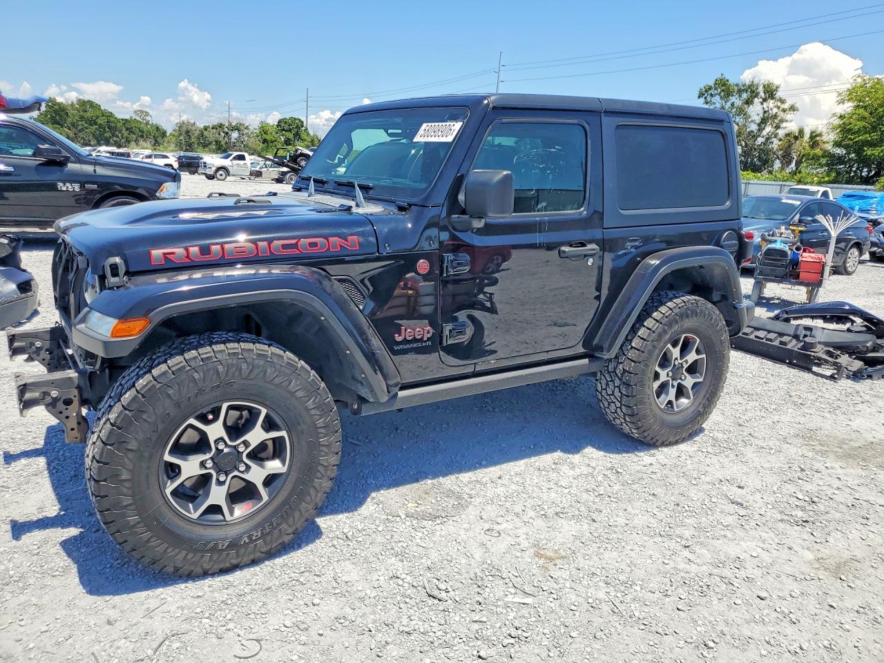 2021 Jeep Wrangler Rubicon, VIN 1C4HJXCN1MW717610 — Front end