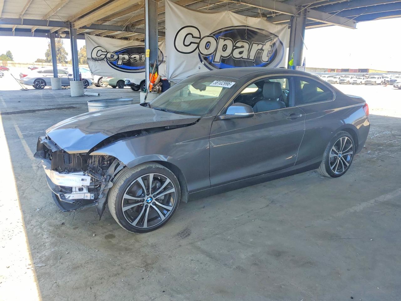 2020 BMW 2 Series 230i, VIN WBA2J1C08L7E62261 — Front end