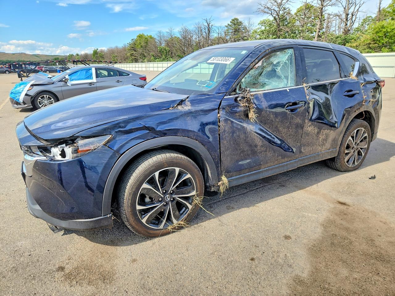 2022 Mazda CX-5 S Premium, VIN JM3KFBDM8N0637734 — Rollover