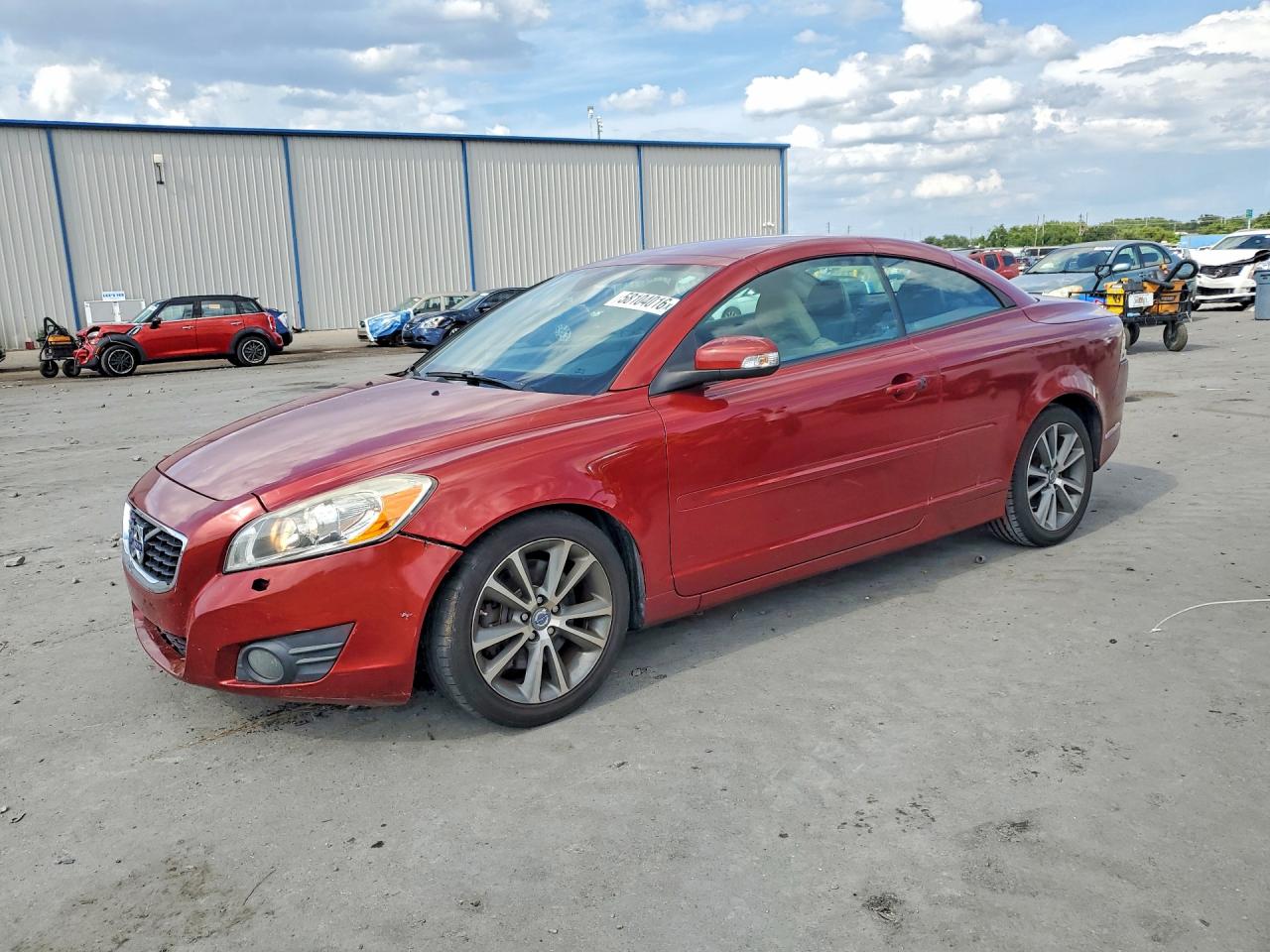 2012 Volvo C70 T5, VIN YV1672MC5CJ123629 — Minor dents and scratches
