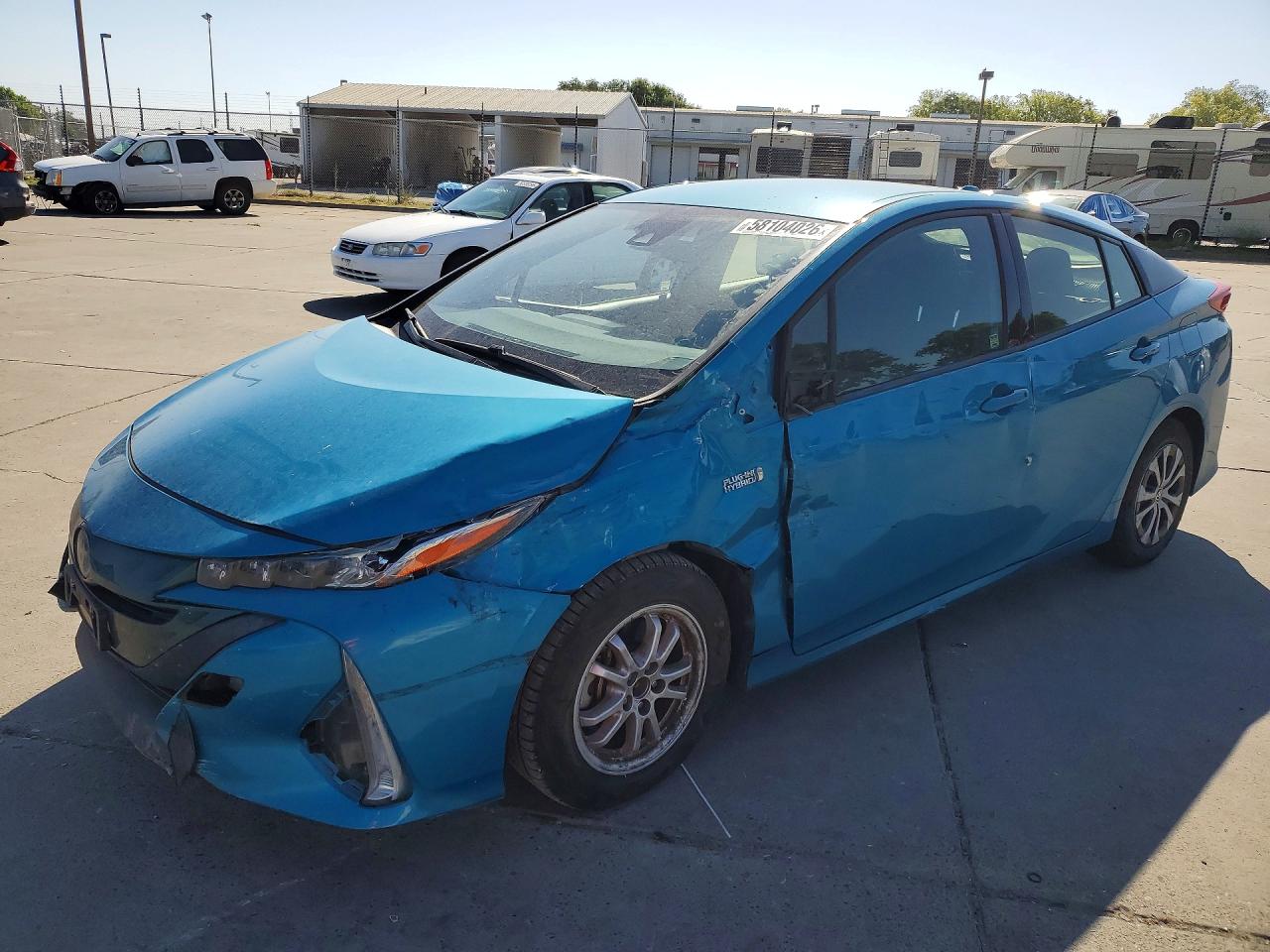 2020 Toyota Prius LE, VIN JTDKARFPXL3123158 — Front end