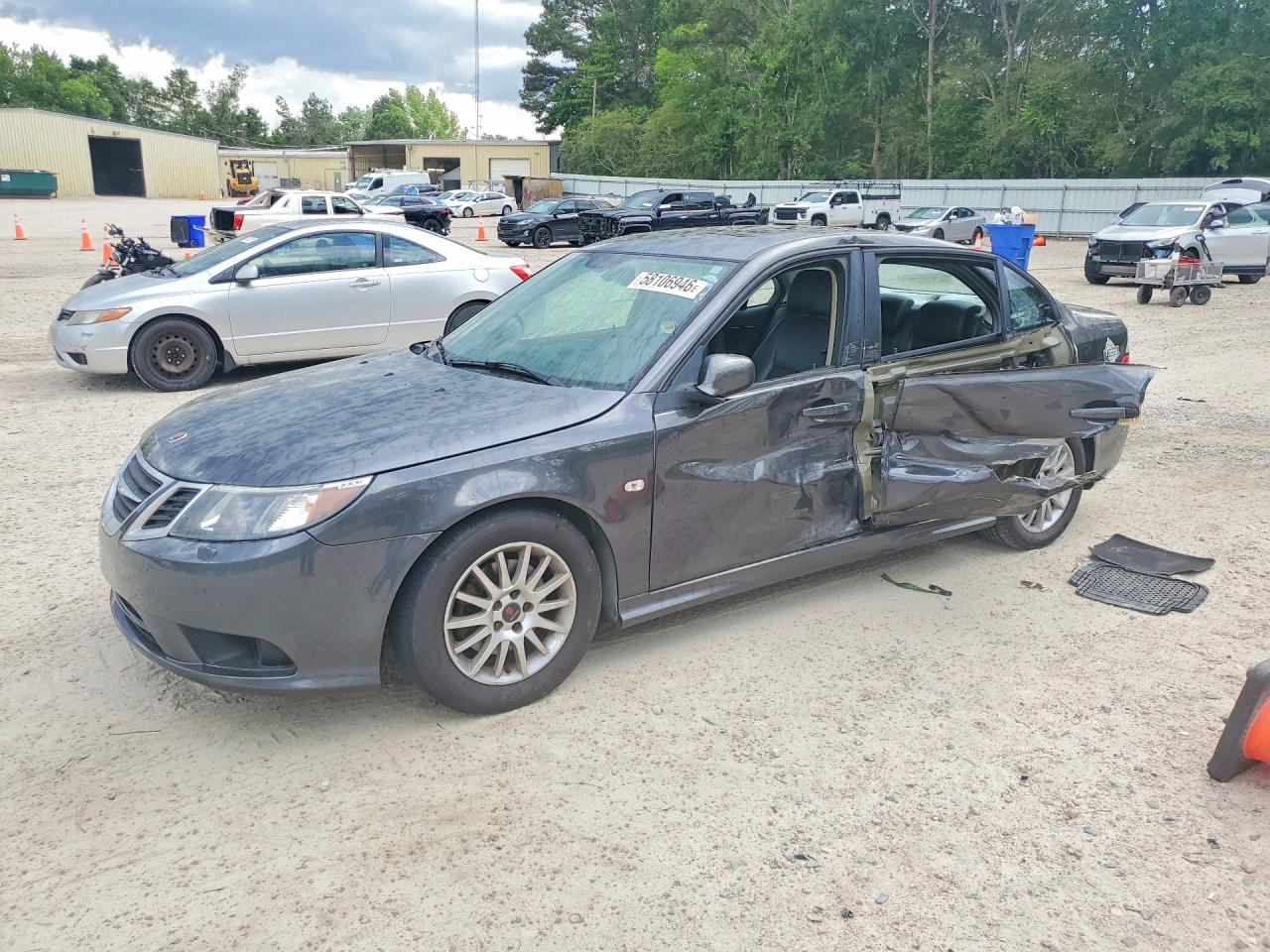 2010 Saab 9-3, VIN YS3FA4CY3A1614187 — Side