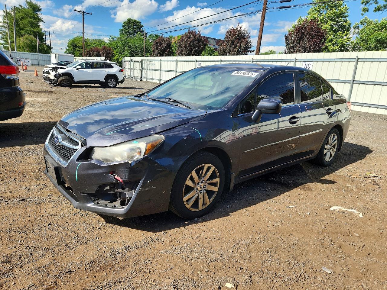 2016 Subaru Impreza Premium, VIN JF1GJAB65GH013394 — Front end