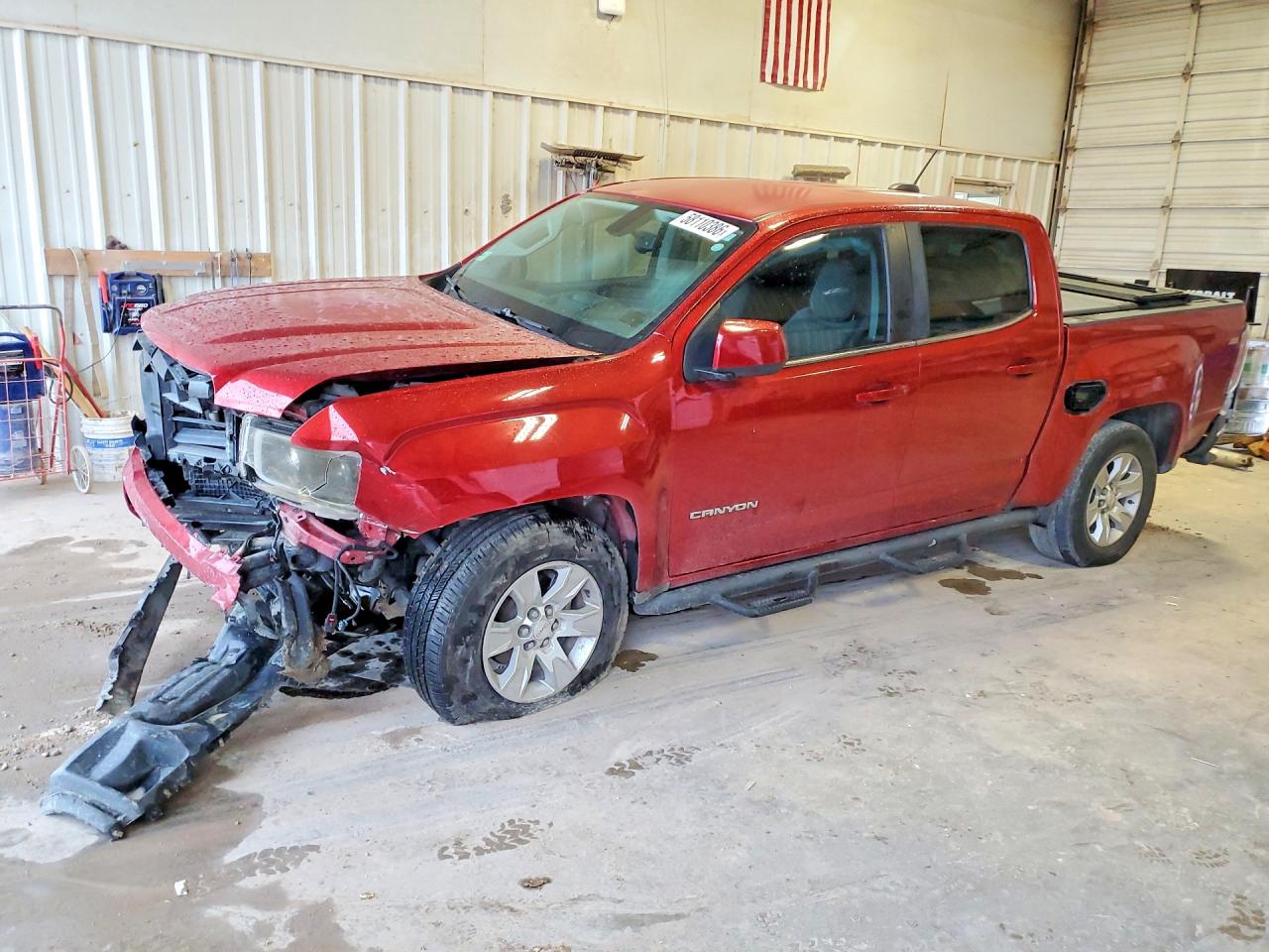 2016 GMC Canyon 2WD SLE, VIN 1GTG5CE32G1349606 — Front end