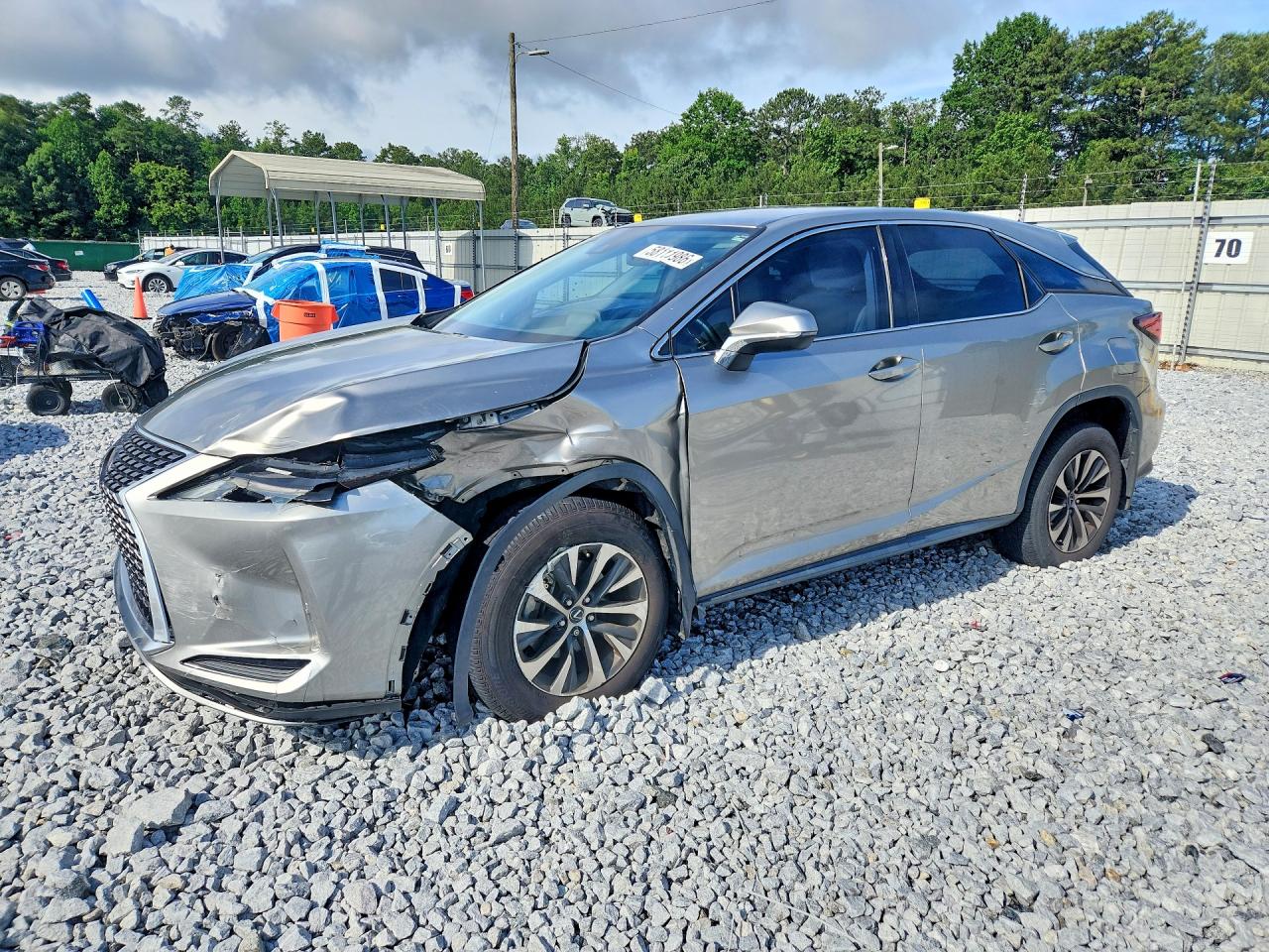 2021 Lexus RX 350, VIN 2T2AZMAA6MC217827 — Front end