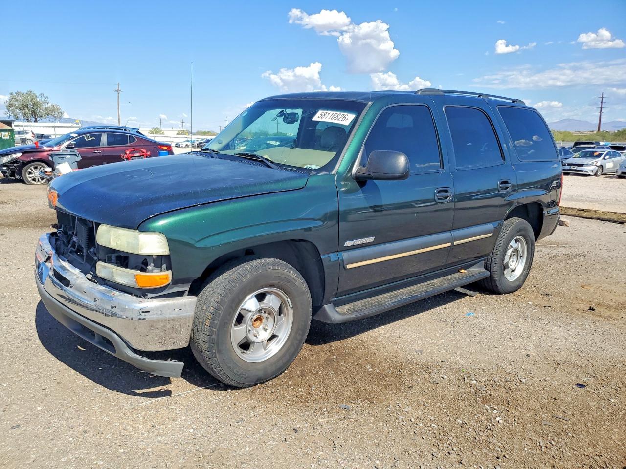 2003 Chevrolet Tahoe LT, VIN 1GNEC13ZX3R216829 — Front end
