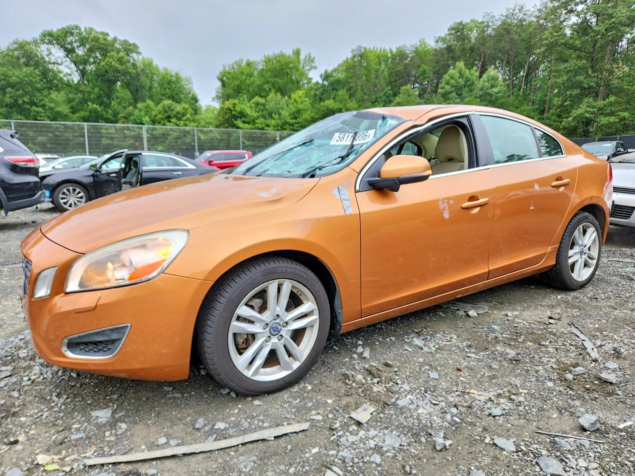 2013 Volvo S60 T5 Premier, VIN YV1612FS6D2198728 — Крыша