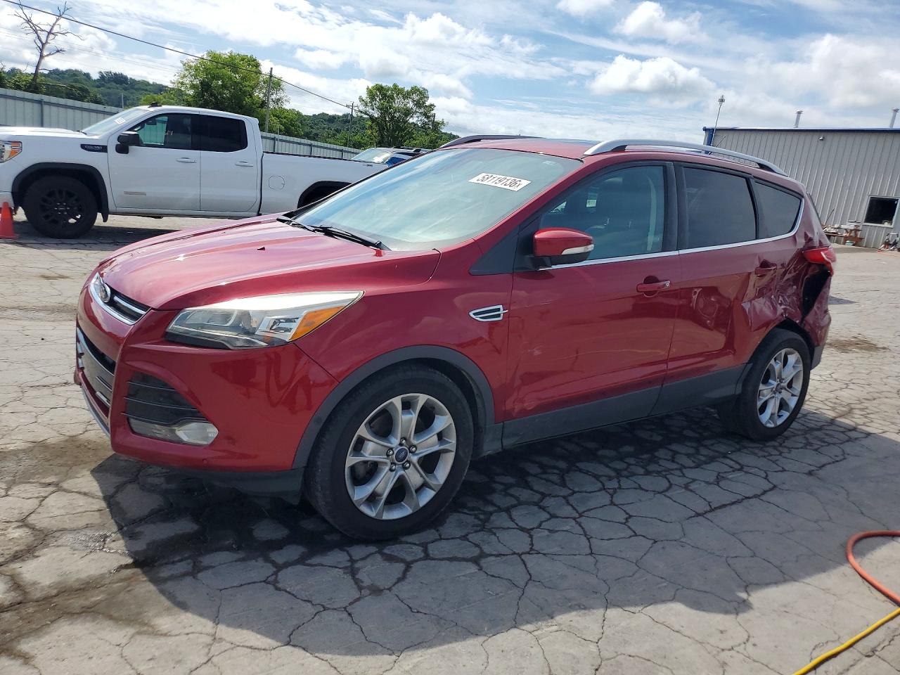 2015 Ford Escape Titanium, VIN 1FMCU0J9XFUB92359 — Rear end