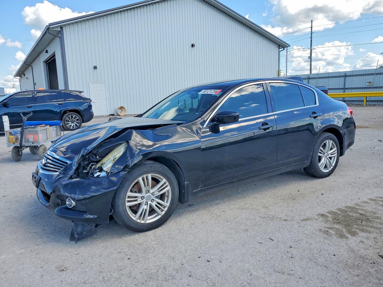 2011 Infiniti G25 x, VIN JN1DV6AR4BM650984 — Front end