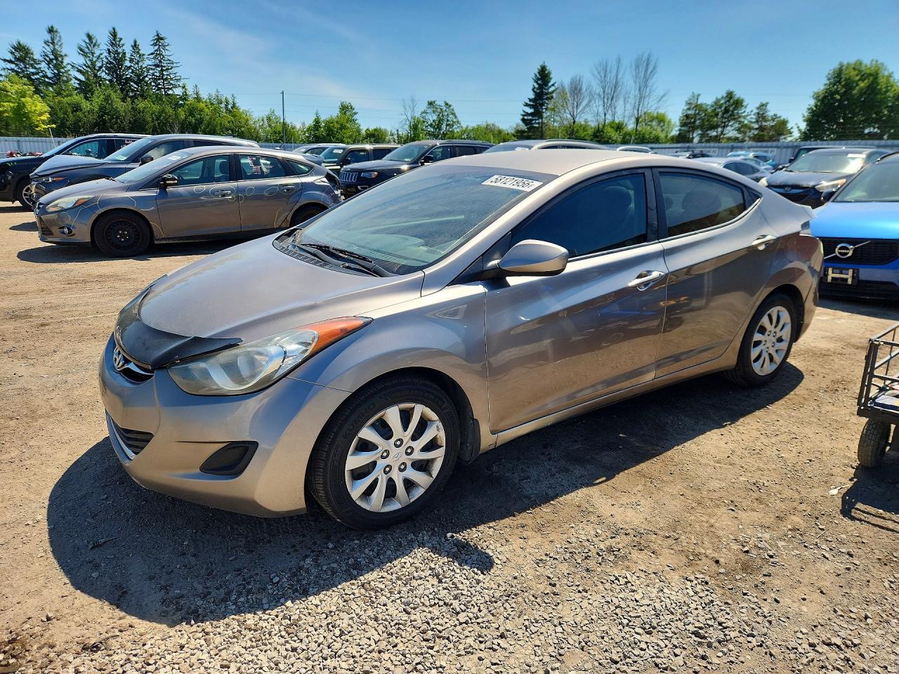 2012 Hyundai Elantra GLS, VIN 5NPDH4AE8CH148755 — Rear end