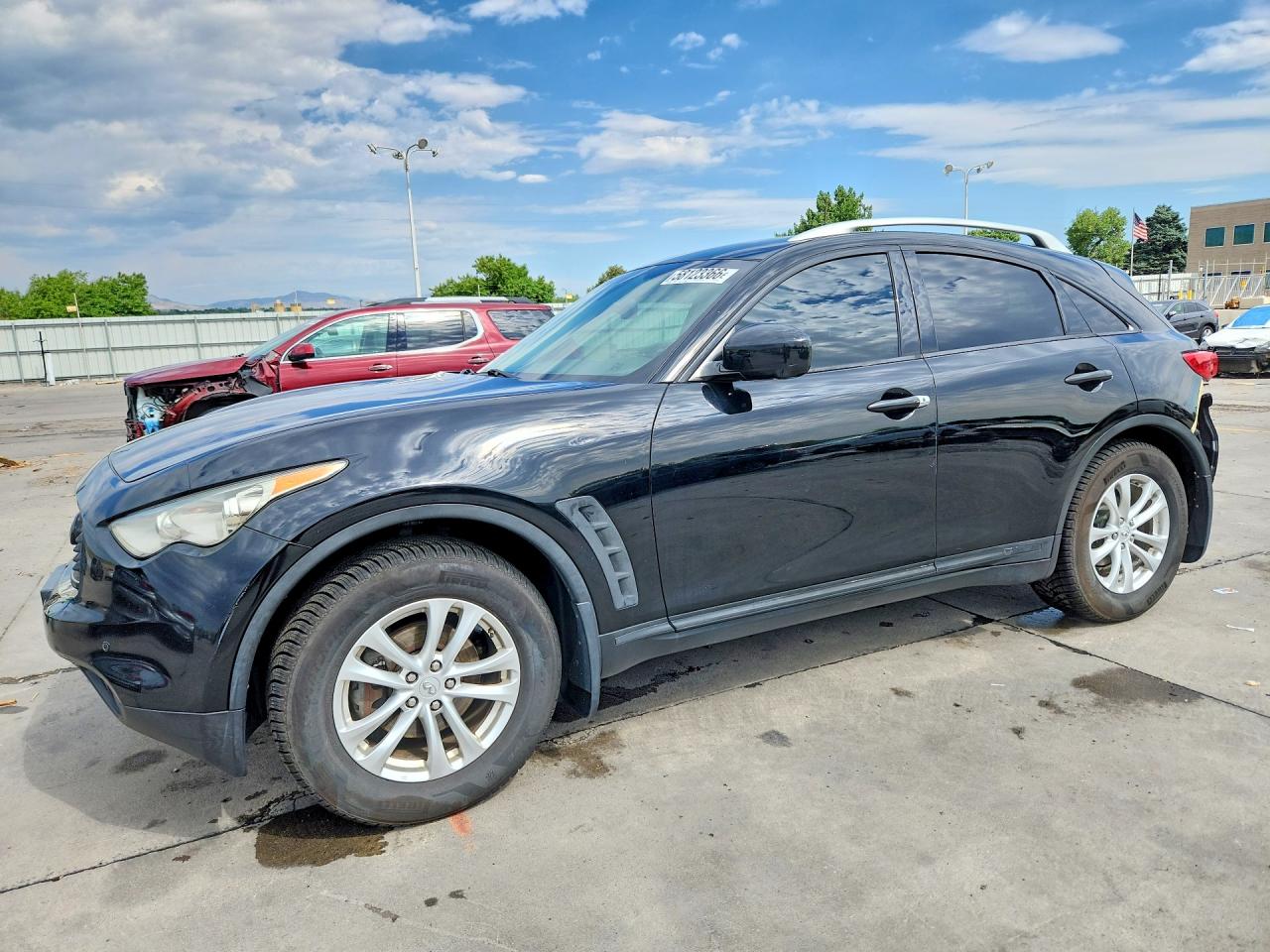 2011 Infiniti FX, VIN JN8AS1MW7BM731866 — Rear end