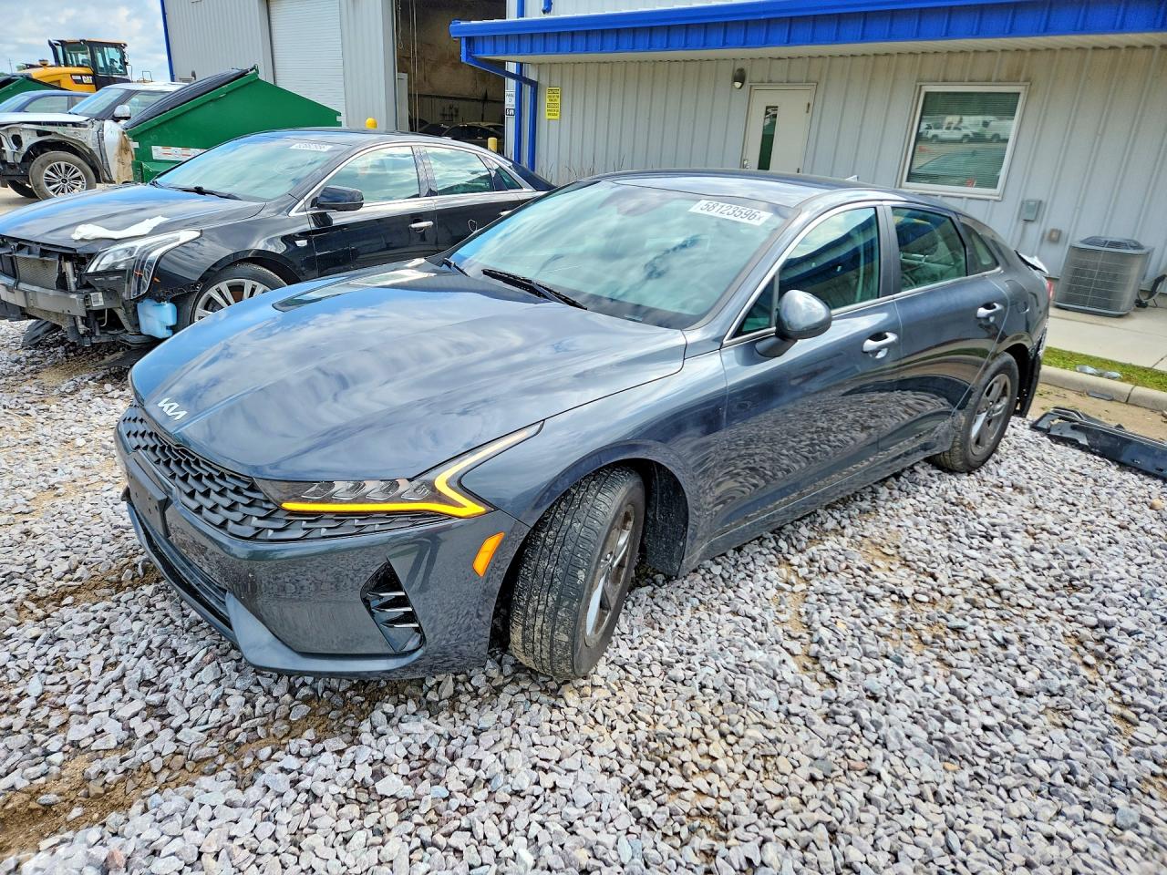 2022 Kia K5 LXS, VIN 5XXG14J23NG137863 — Rear end