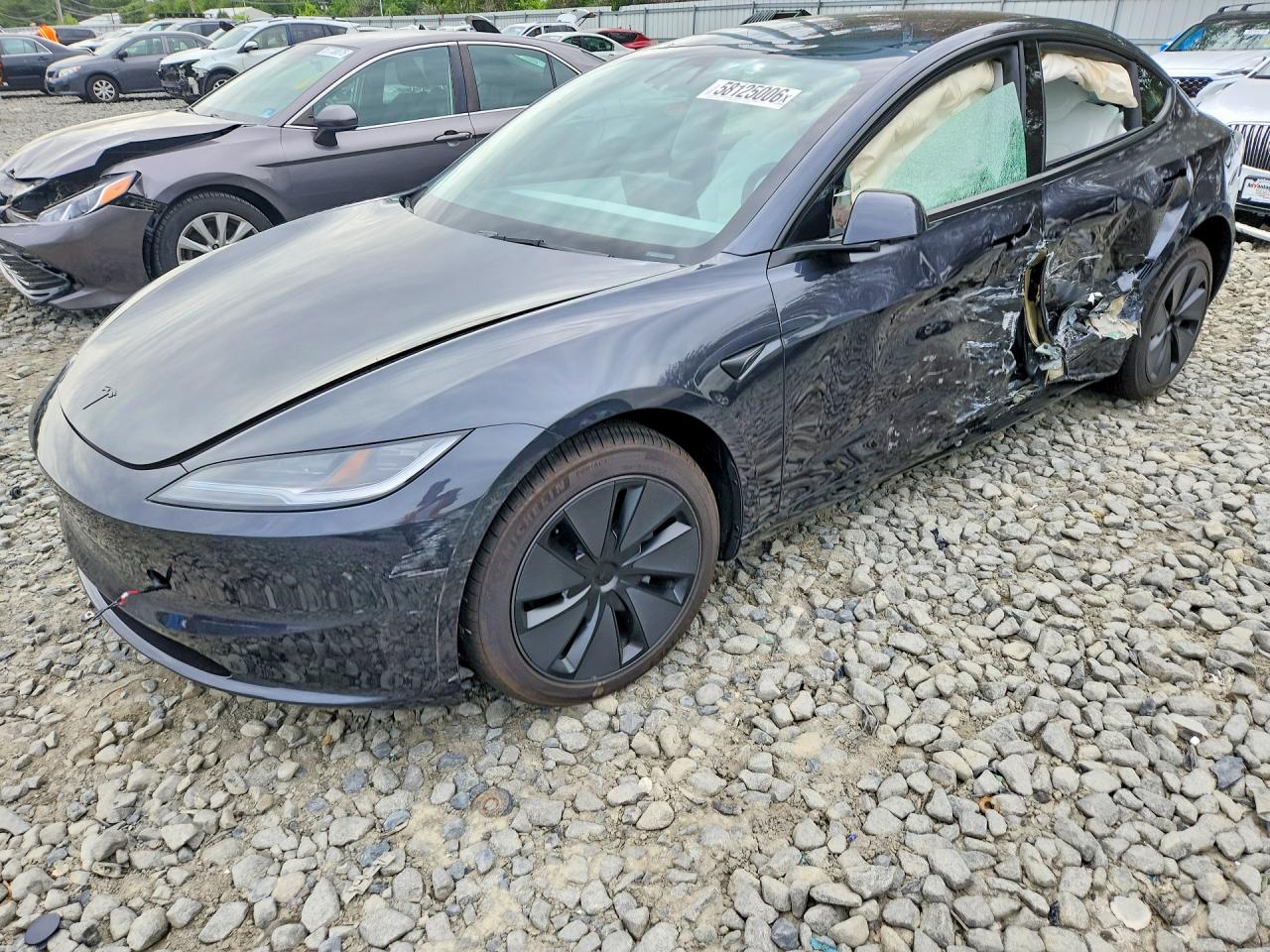 2026 Tesla Model 3 Premium, VIN 5YJ3E1EA4TF127720 — Side