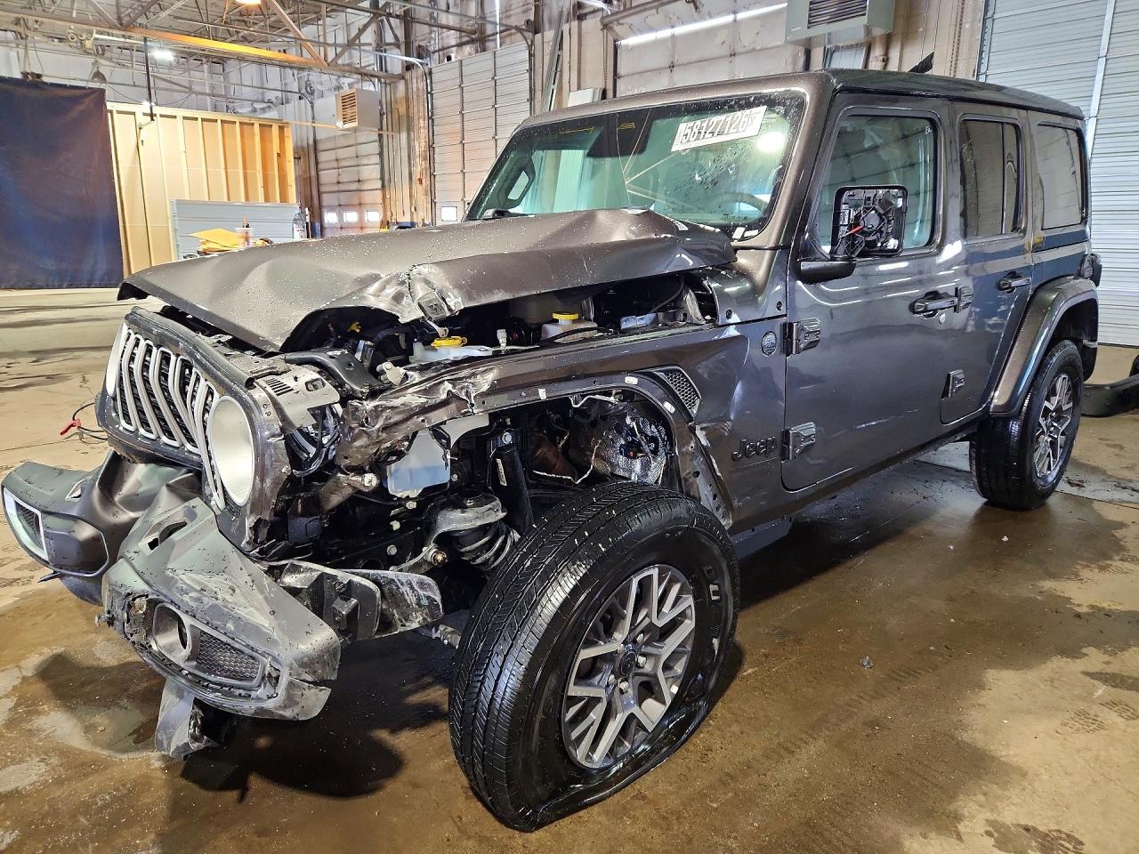 2026 Jeep Wrangler Sahara, VIN 1C4PJXEG3TW255110 — Front end