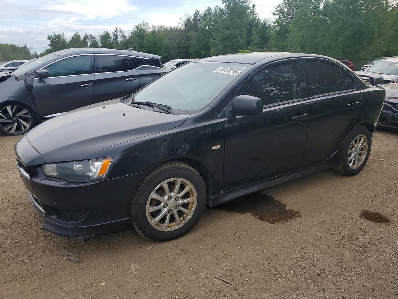 2012 Mitsubishi Lancer ES, VIN JA32U2FUXCU608607 — Rear end