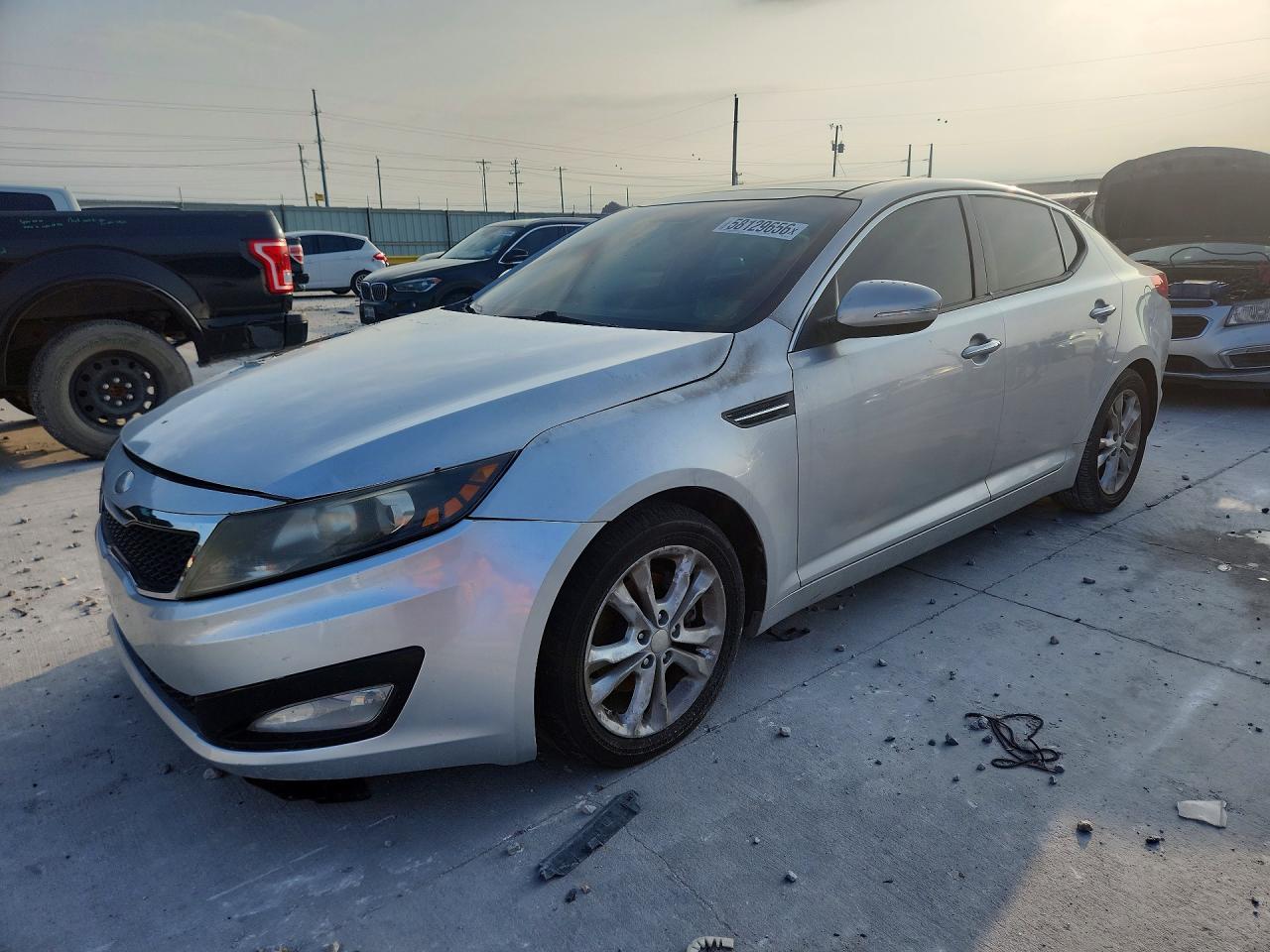 2013 Kia Optima EX, VIN 5XXGN4A73DG205707 — Burn