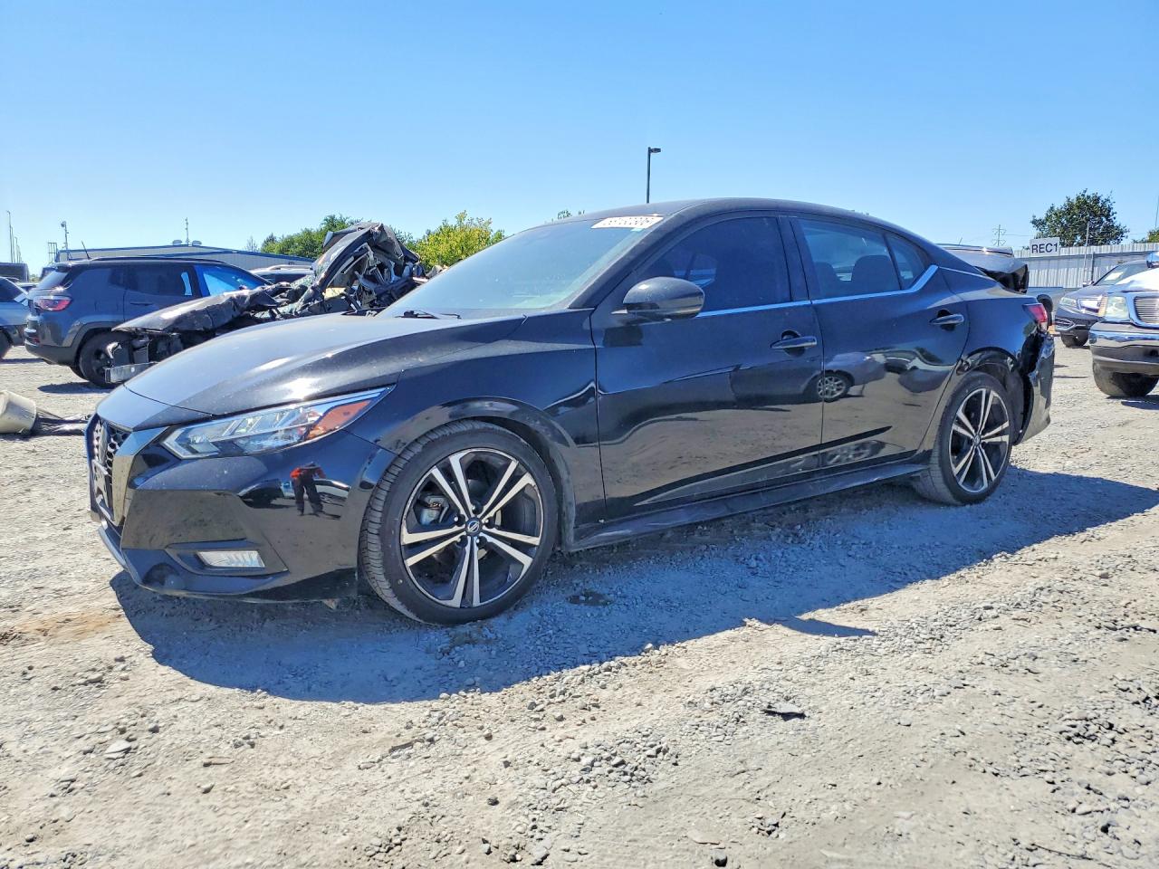 2020 Nissan Sentra SR, VIN 3N1AB8DVXLY303125 — Rear end