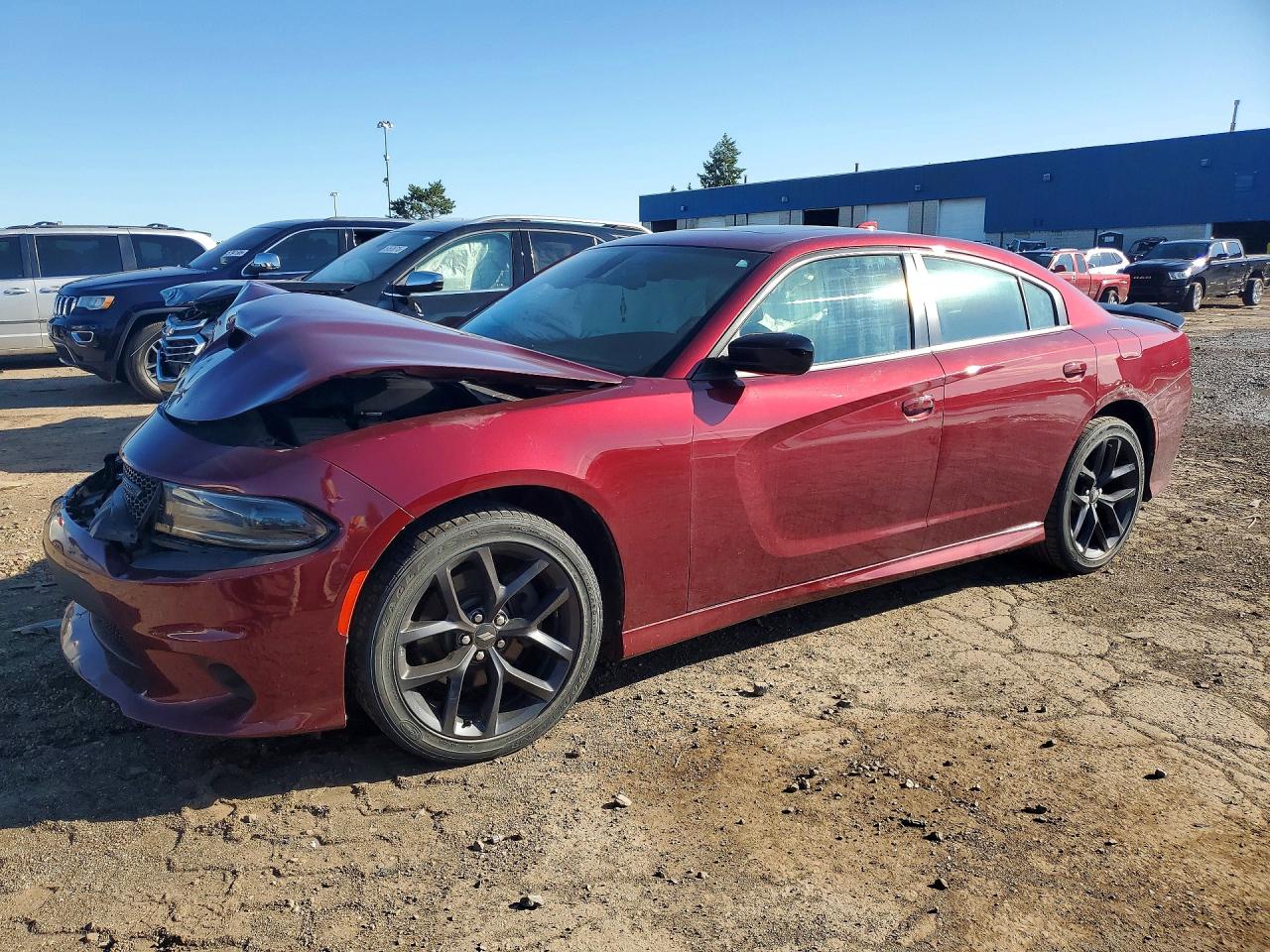 2021 Dodge Charger GT, VIN 2C3CDXHG1MH640221 — Front end