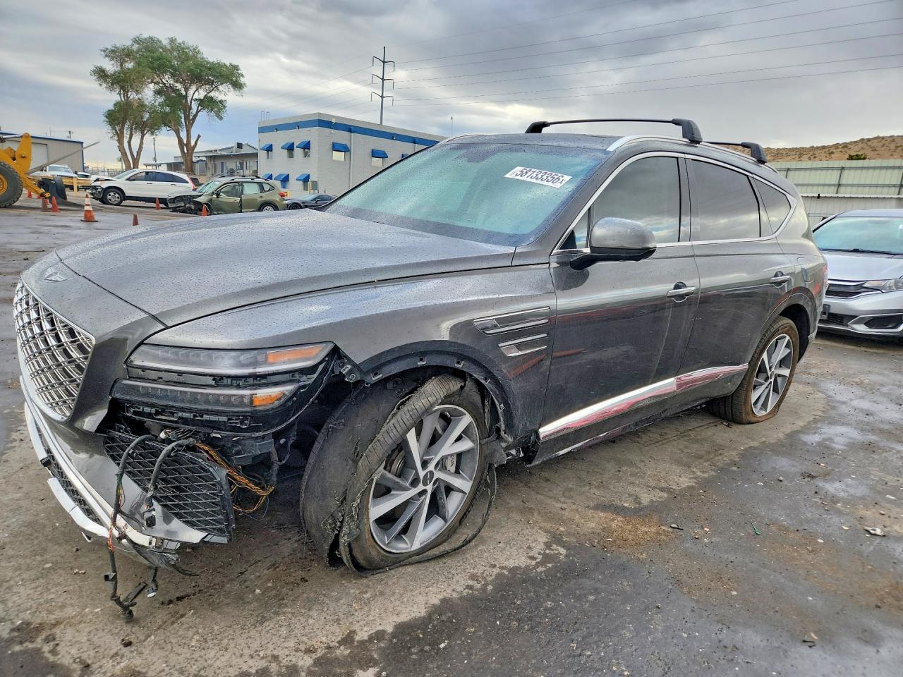 2025 Genesis GV80 Advanced, VIN KMUHDESCXSU291837 — Front end