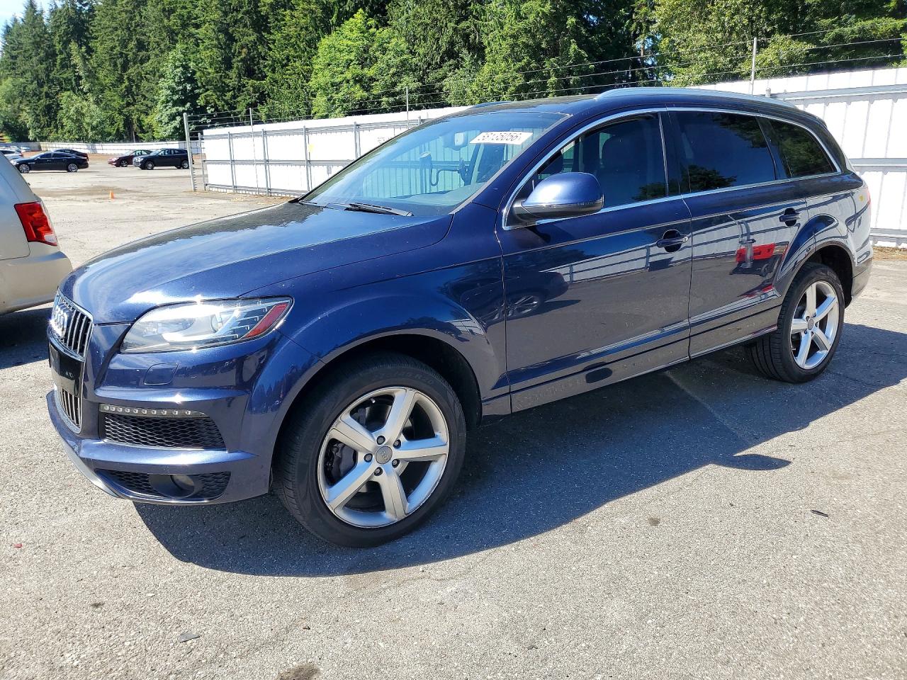 2014 Audi Q7 S line Prestige, VIN WA1DGAFE6ED015621 — Mechanical
