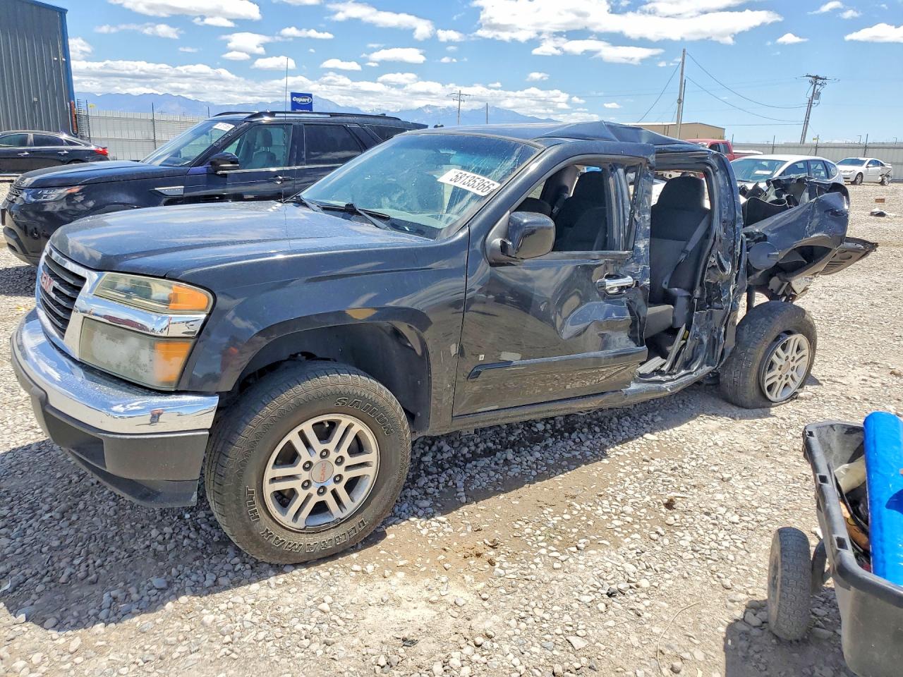 2009 GMC Canyon SLE1, VIN 1GTDT13EX98152842 — Rear end