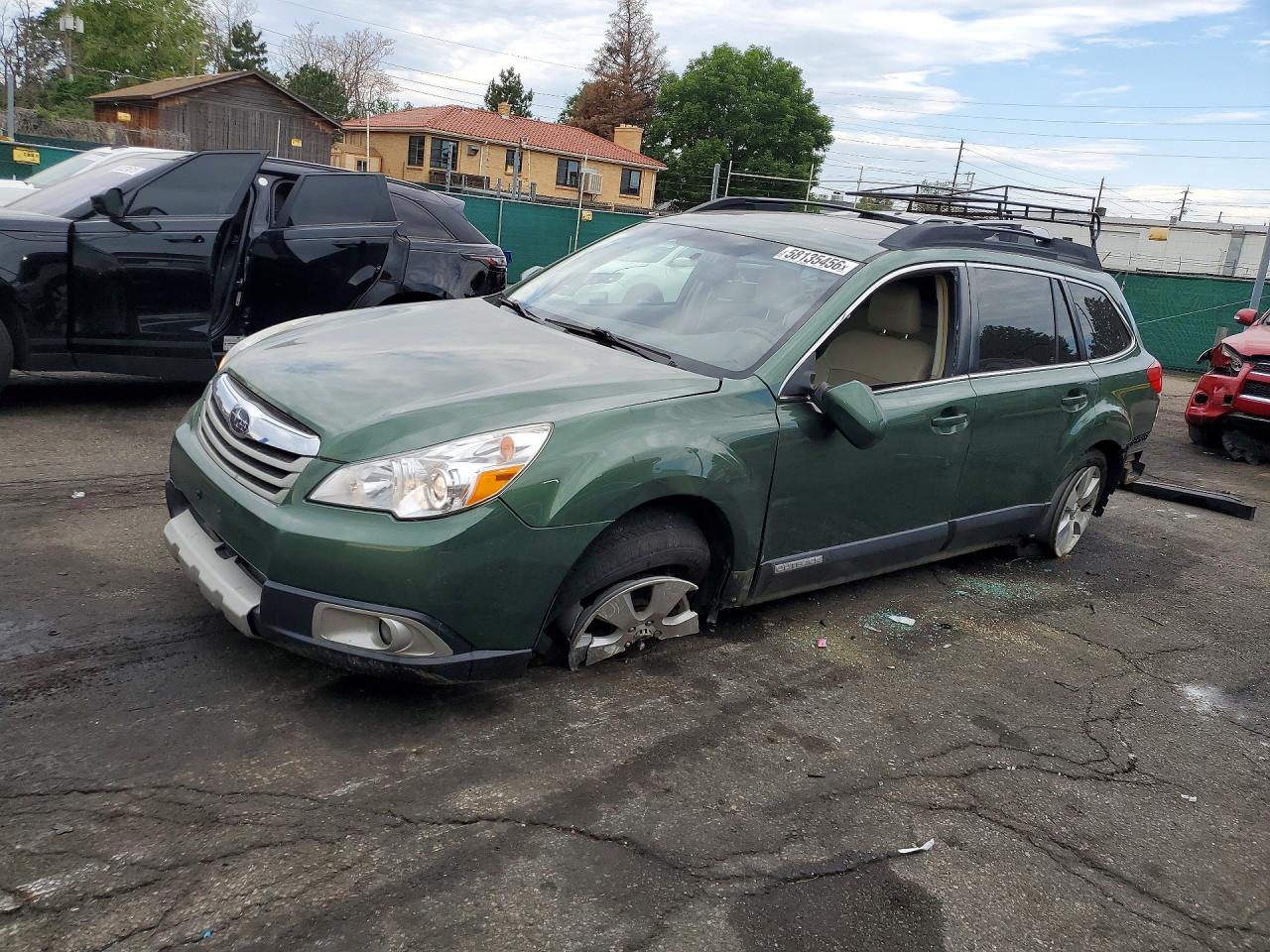 2012 Subaru Outback Limited, VIN 4S4BRDKC2C2212433 — Undercarriage