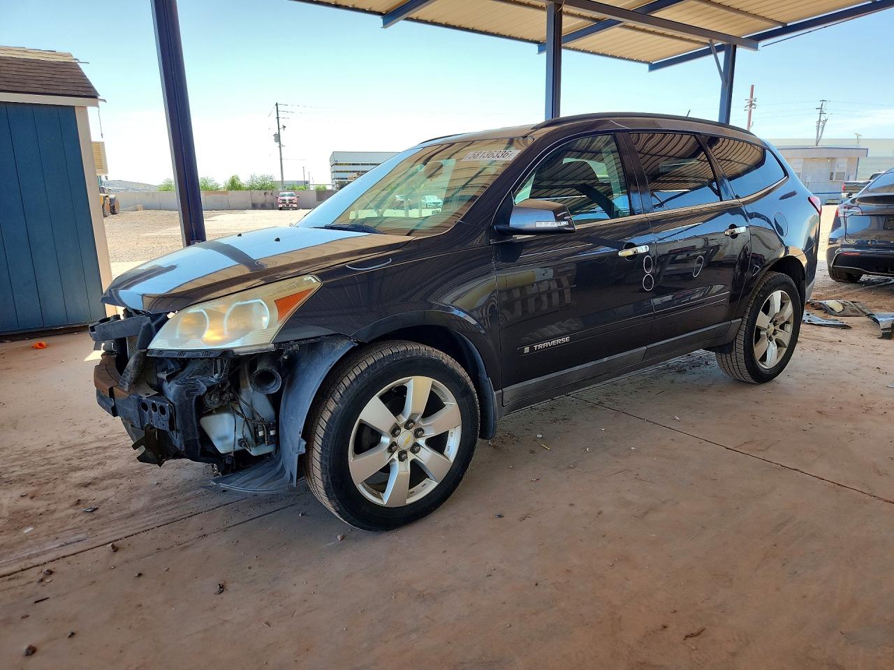 2009 Chevrolet Traverse 1LT, VIN 1GNER23DX9S127871 — Front end