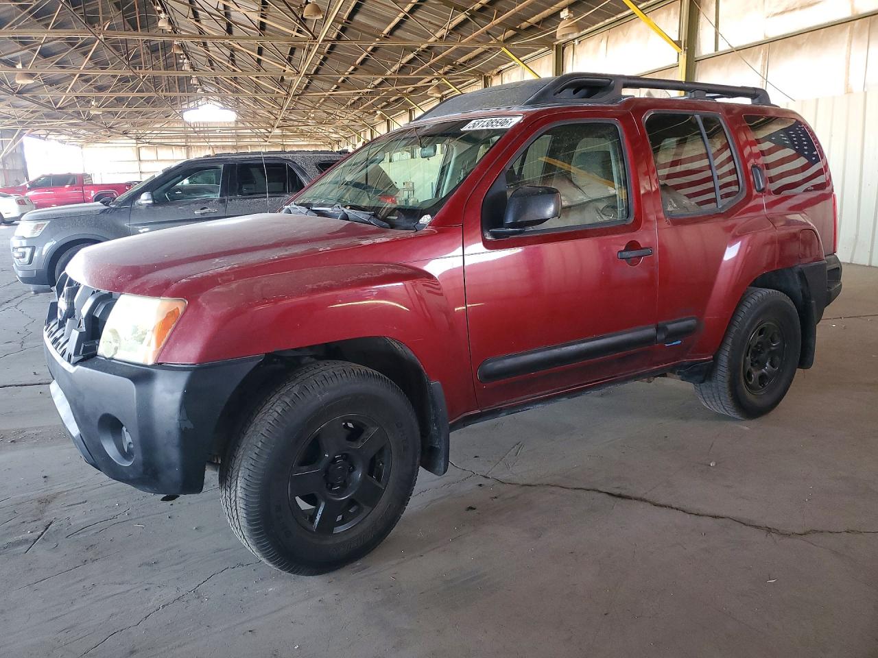 2005 Nissan Xterra S, VIN 5N1AN08U45C622759 — Vandalism