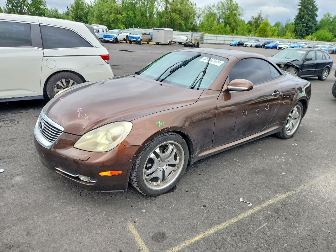 2006 Lexus SC 430, VIN JTHFN48YX69002354 — Rear end