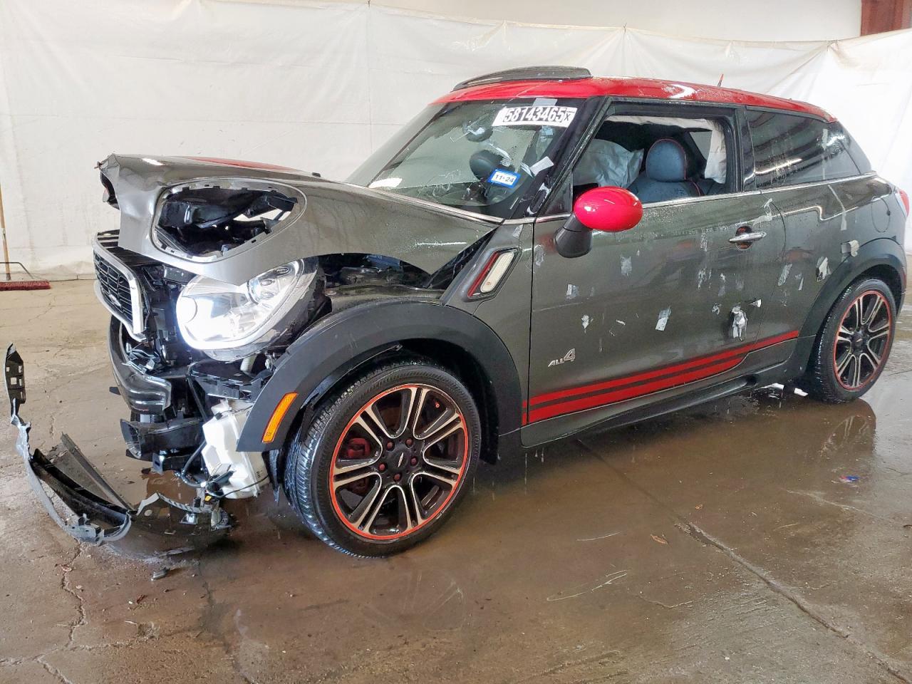 2014 MINI Paceman JCW, VIN WMWSS9C54EWN98528 — Front end