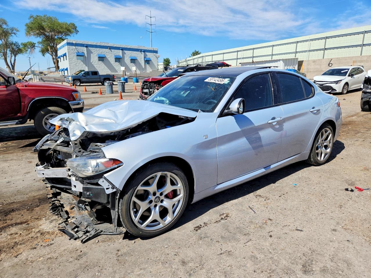 2022 Alfa Romeo Giulia Ti, VIN ZARFANBN4N7666859 — Front end