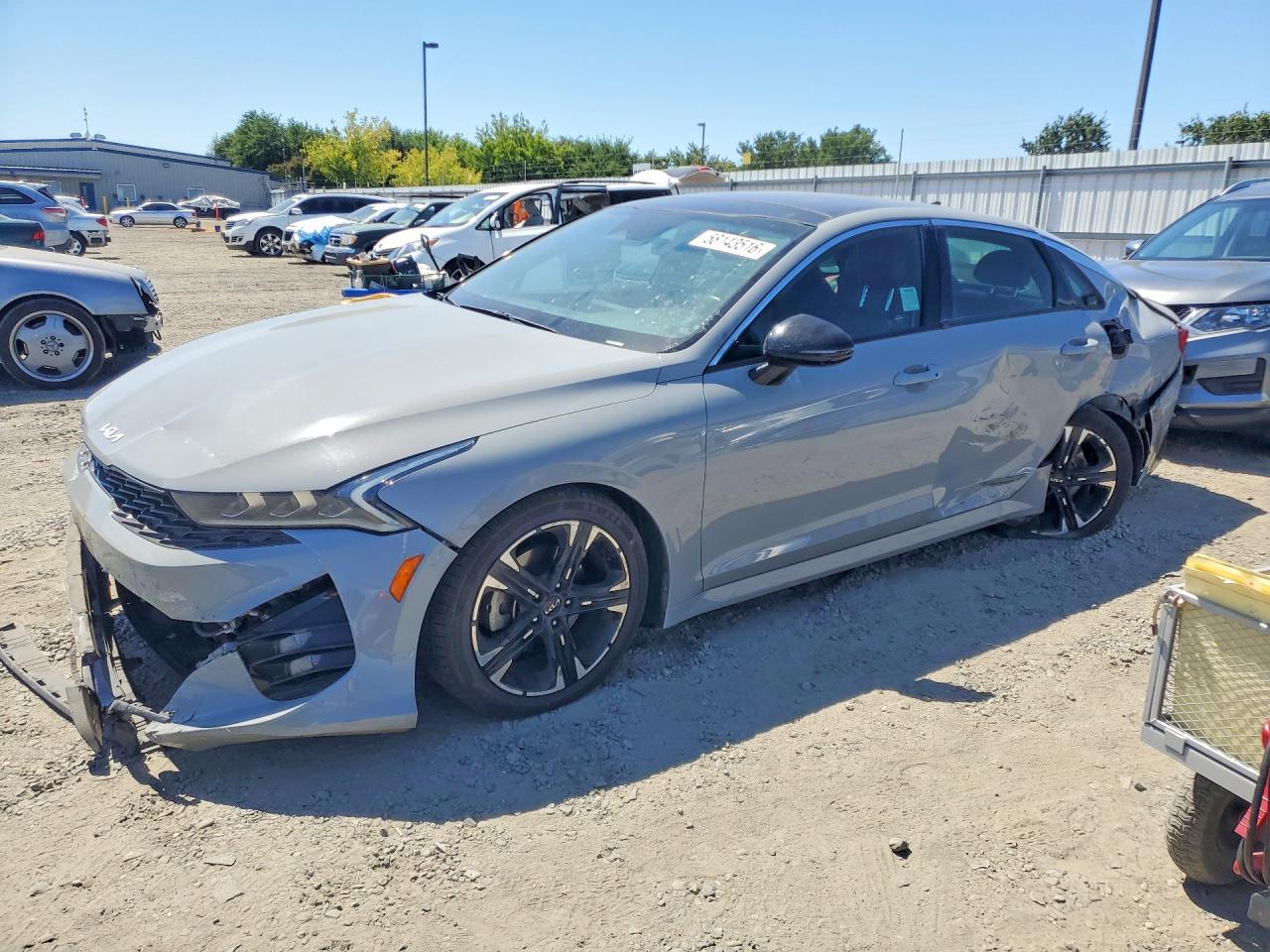 2022 Kia K5 GT-Line, VIN 5XXG64J21NG159247 — Rear end