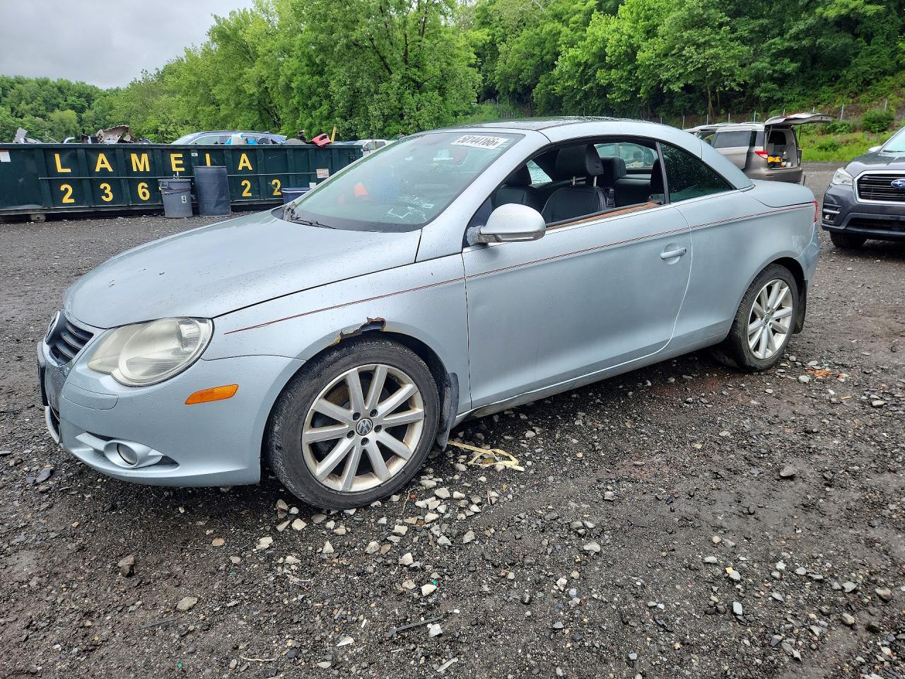 2008 Volkswagen Eos Turbo, VIN WVWBA71F48V014550 — Front end