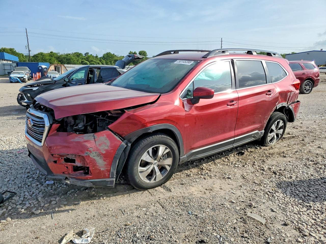 2021 Subaru Ascent Premium, VIN 4S4WMACD5M3476182 — Front end