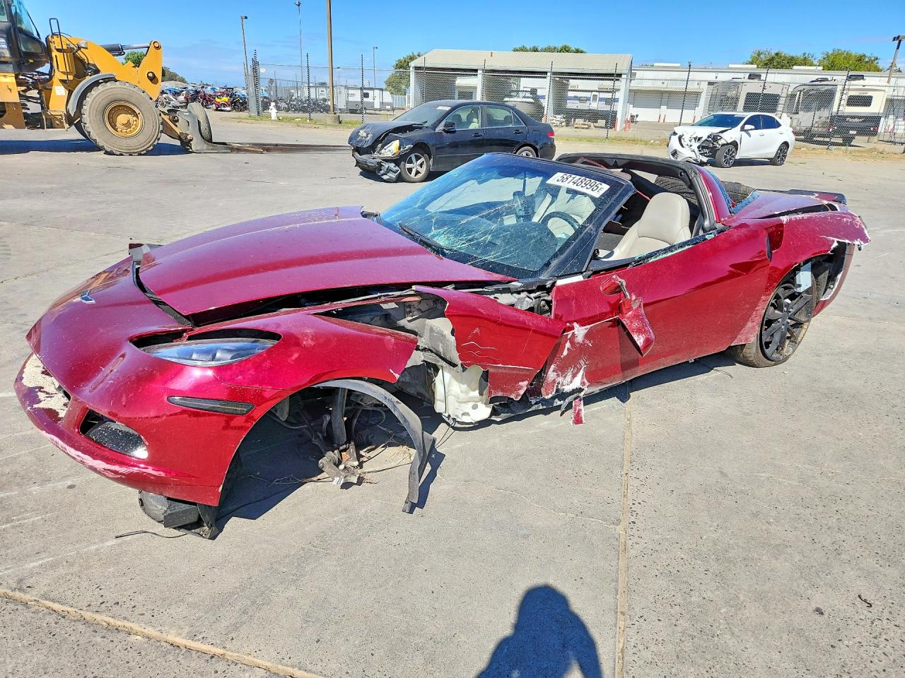 2007 Chevrolet Corvette, VIN 1G1YY26U075109050 — Rollover