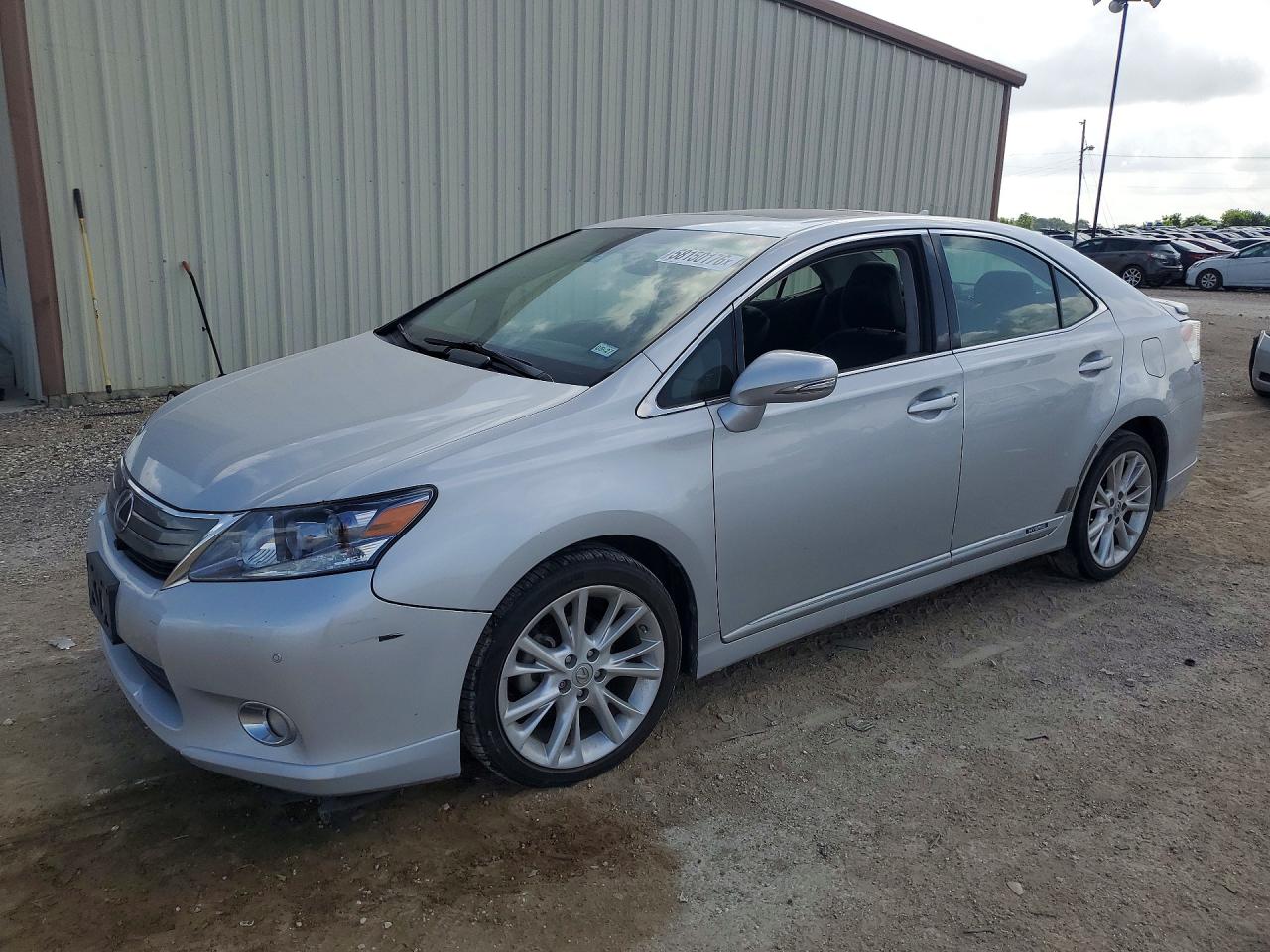 2010 Lexus HS 250h Premium, VIN JTHBB1BA6A2034110 — Water / flood