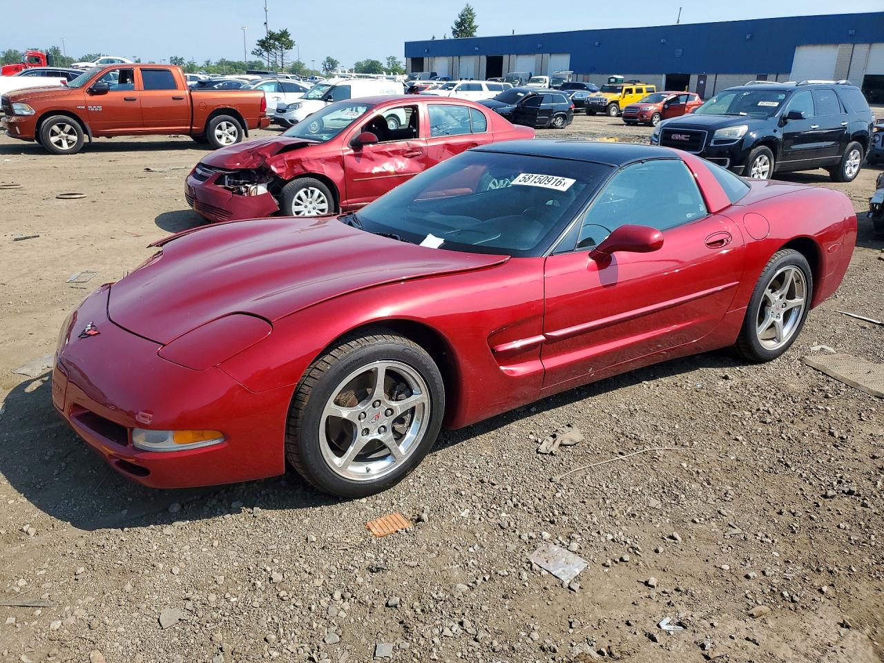 2002 Chevrolet Corvette, VIN 1G1YY22GX25131842 — Front end