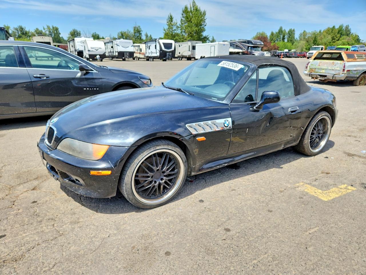 1997 BMW 3 Series Z3 1.9, VIN 4USCH7324VLE01758 — Minor dents and scratches