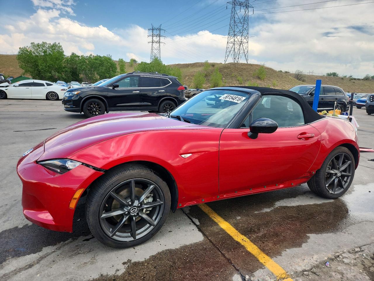2016 Mazda MX-5 Miata Club, VIN JM1NDAC77G0117075 — Front end