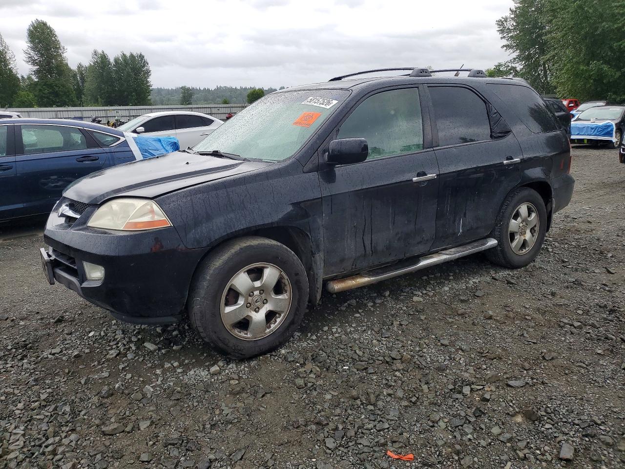 2003 Acura MDX Touring, VIN 2HNYD18903H512898 — Burn