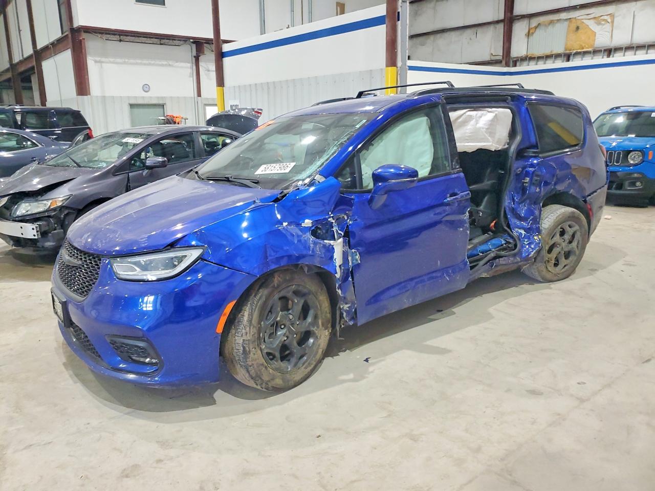 2021 Chrysler Pacifica Hybrid Touring L, VIN 2C4RC1L77MR536274 — Rollover