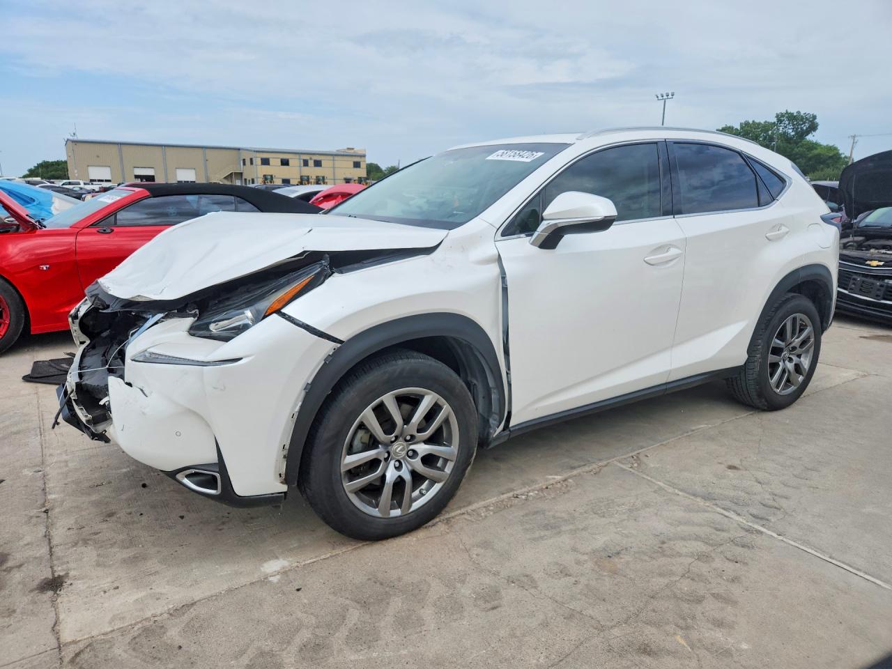 2016 Lexus NX 200t, VIN JTJYARBZ2G2031343 — Front end