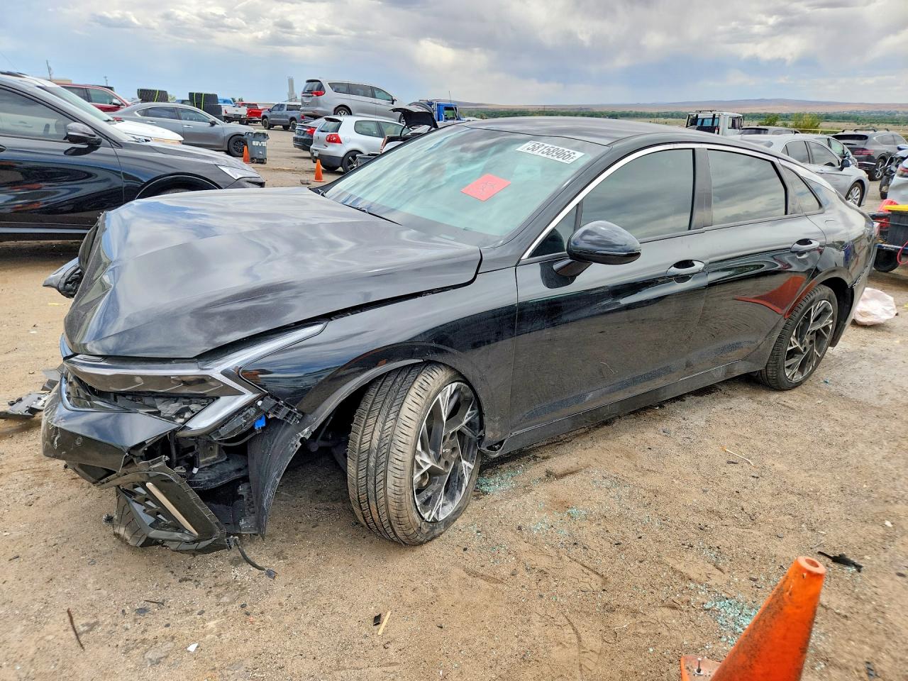 2025 Kia K5 GT-Line, VIN KNAG64J78S5285744 — Vandalism